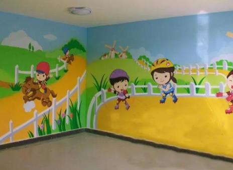 榆林市幼儿园墙体彩绘制作流程及注意事项