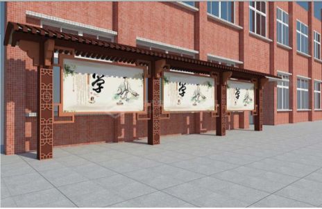 榆林市学校宣传栏文化墙的作用性