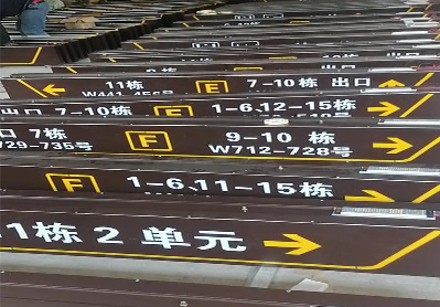 榆林市广告标识中，常见的几种安装方式。